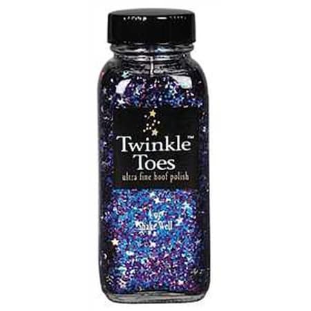 Twinkle Glitter Products TP0530 4 oz Toes Hoof Polish, Rainbow Stars 1295-RS
